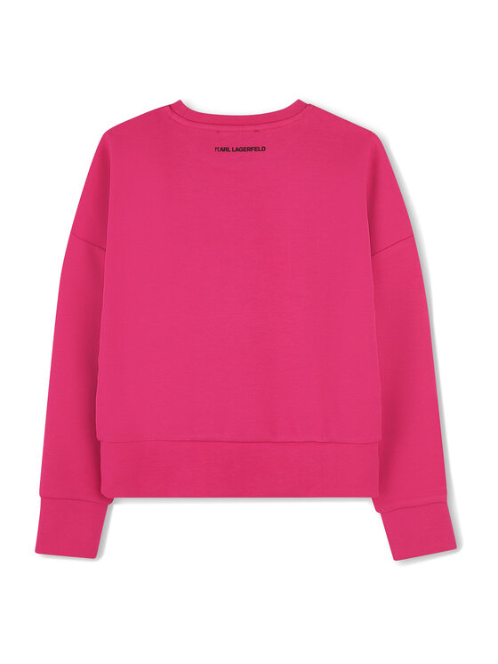 Karl Lagerfeld Kids Karl Lagerfeld Kids Bluză Z30472 S Roz Regular Fit
