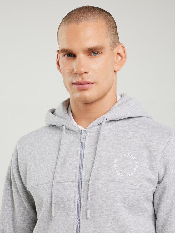 BIG STAR BIG STAR Bluza AJRON Szary Basic Fit