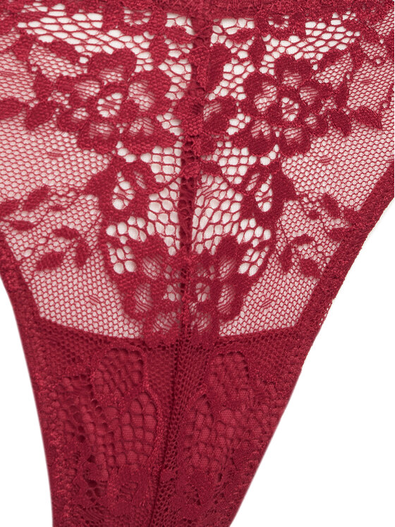 Guess Guess Stringové nohavičky O4YE01 PZ01C Červená