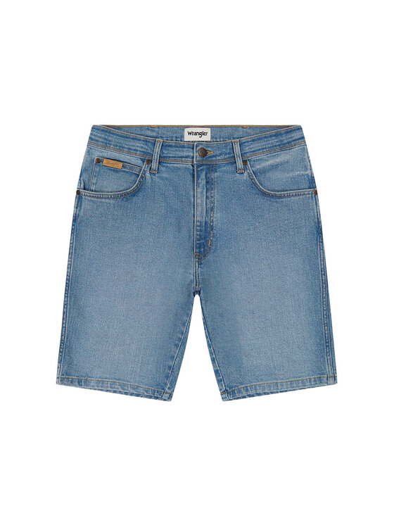 Wrangler Wrangler Pantaloncini di jeans TEXAS SHORTS Blu Regular Fit