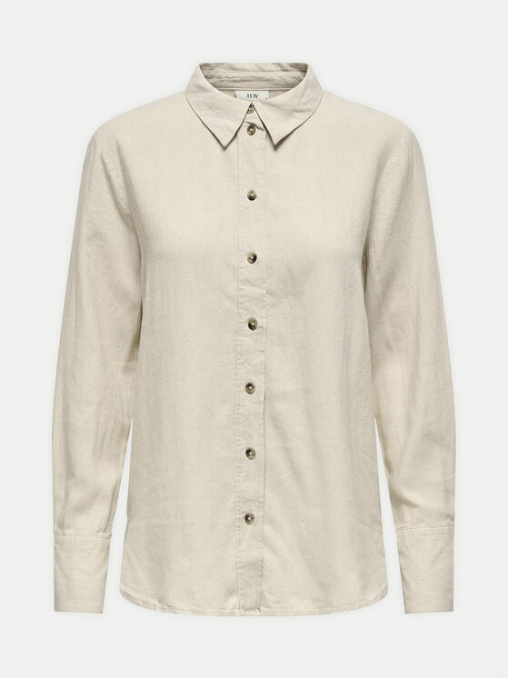 JDY JDY Πουκάμισο Say 15318364 Μπεζ Loose Fit