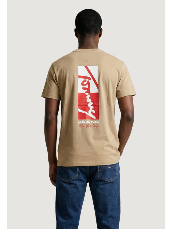 Tommy Jeans Tommy Jeans T-shirt DM0DM22532 Beige Casual Fit