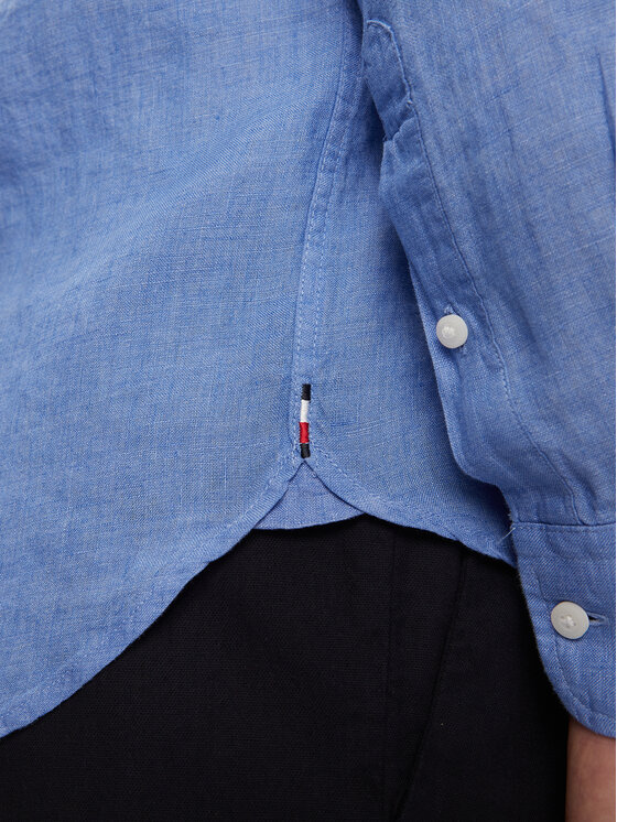 Tommy Hilfiger Tommy Hilfiger Srajca MW0MW34602 Modra Regular Fit
