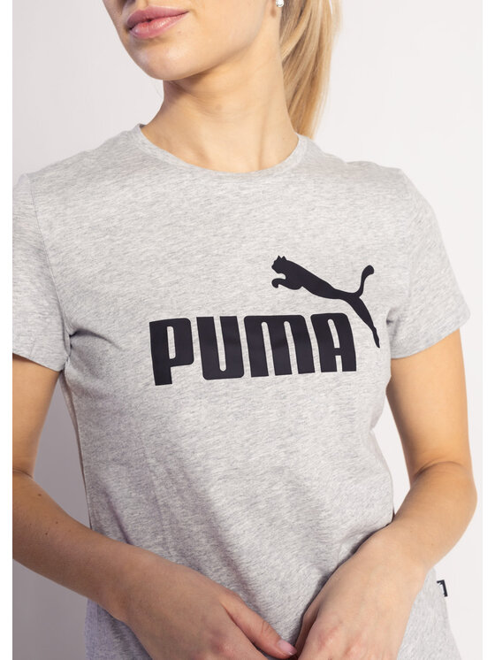 Puma Puma T-Shirt 586774-04_S Szary Regular Fit