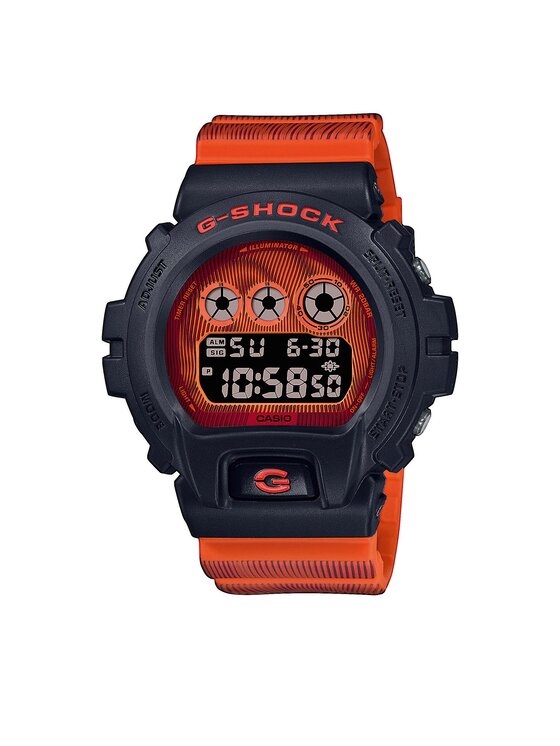 G-Shock Ročna ura DW-6900TD-4ER Oranžna