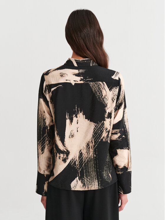 TATUUM TATUUM Koszula SEKI Czarny Loose Fit