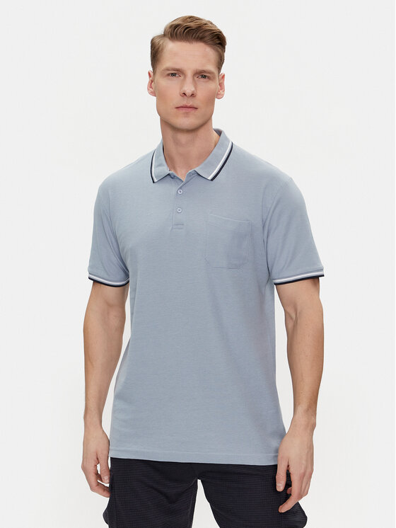 Brave Soul Polo MPS-149COSMO Plava Straight Fit