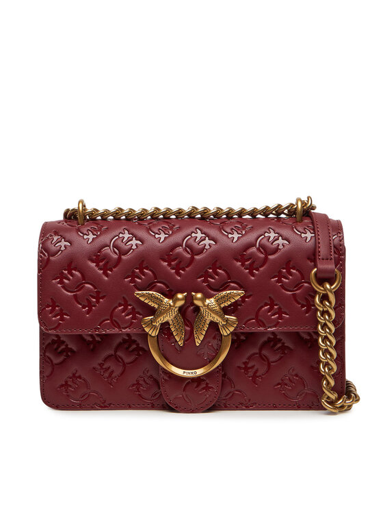PINKO PINKO Дамска чанта Love One Mini Dc 100074 A1YB Y1HQ Бордо