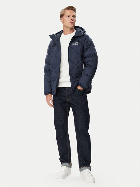 EA7 Emporio Armani EA7 Emporio Armani Pūkinė striukė 7M002396 AF15923 UB102 Tamsiai mėlyna Regular Fit