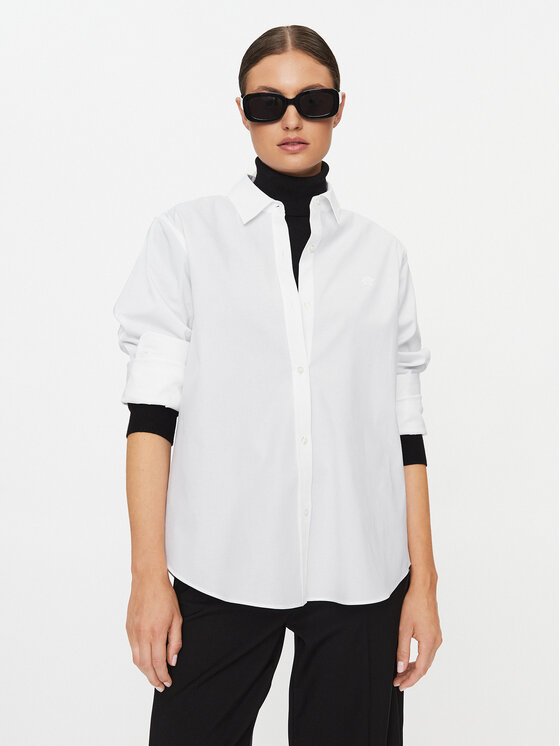 HUGO Hugo Ing The Essential 50496339 Fehér Regular Fit