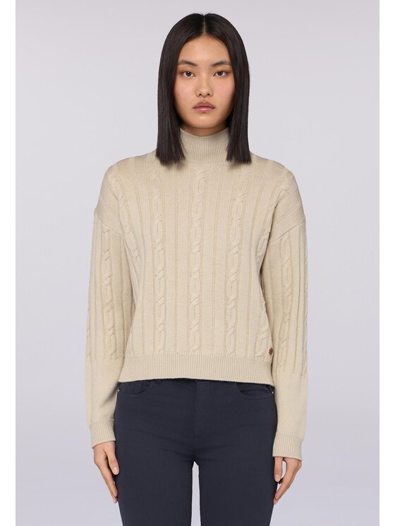 Trussardi Trussardi Cardigan M7406001130N002 Beige Regular Fit