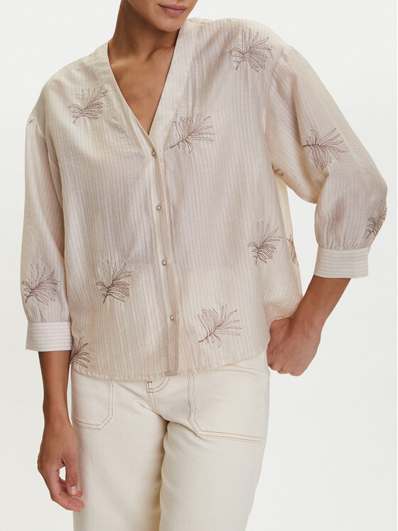 Tatuum Tatuum Košulja Rue T2509.078 Bež Relaxed Fit