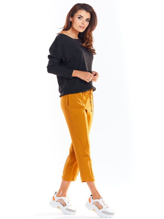 Awama Awama Svetr A333 Černá Basic Fit