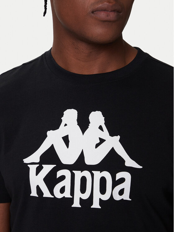 Kappa Kappa Tričko Authentic 361N6QW Čierna Regular Fit