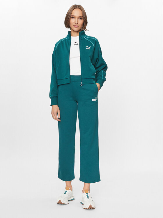 Puma Puma Majica dugih rukava T7 621464 Zelena Regular Fit