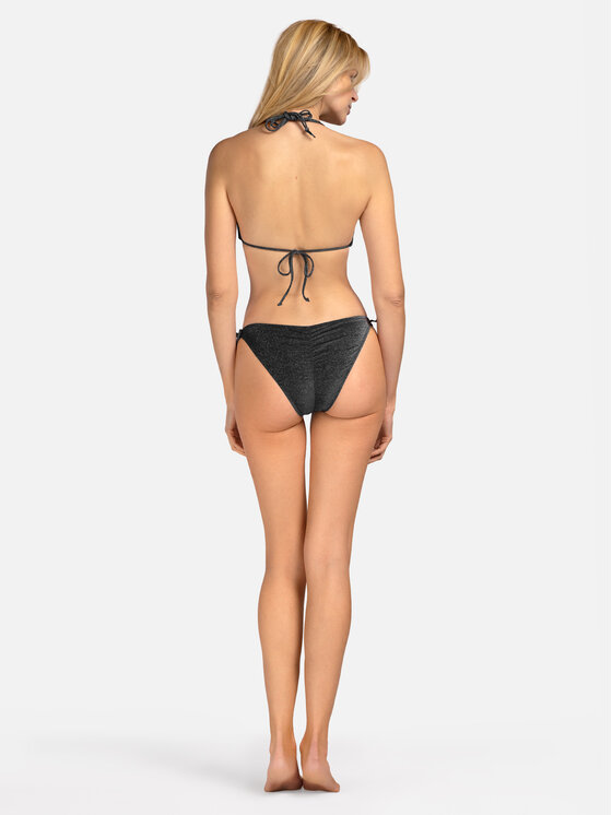Miss Lou Miss Lou Bikini pezzo sopra G-LG2-CZ Nero