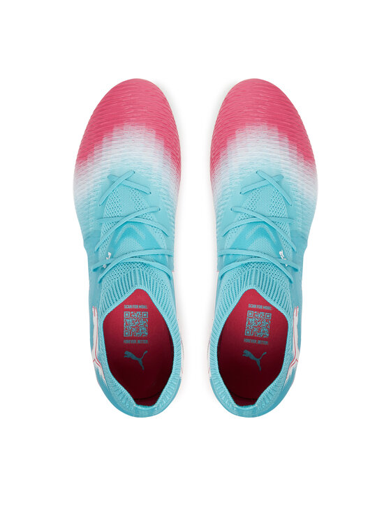 Puma Puma Buty do piłki nożnej Future 8 Match Re-Charge Fg/Ag 108759 01 Błękitny