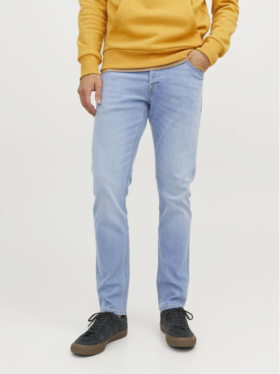 Jack & Jones Jack & Jones Jeansy Glenn 12243593 Modrá Slim Fit