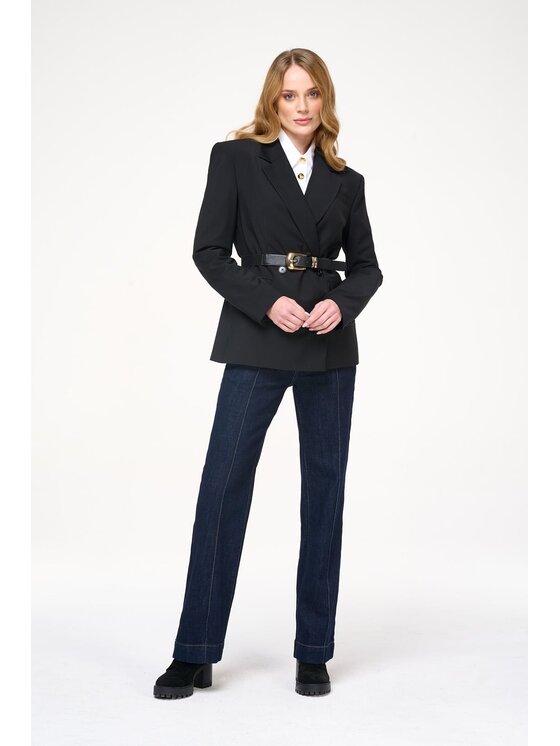 Castellani Castellani Marynarka Marynarka Denver Czarny Regular Fit