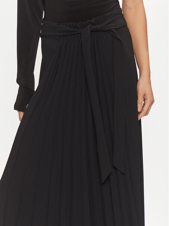Joseph Ribkoff Joseph Ribkoff Spódnica plisowana 243117 Czarny Regular Fit