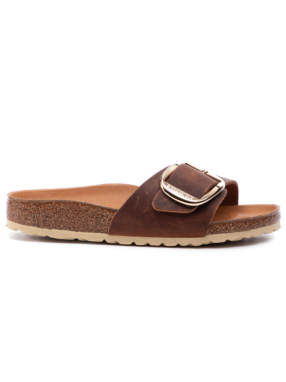 Birkenstock Birkenstock Ciabatte Madrid Big Buckle 1006525 Marrone