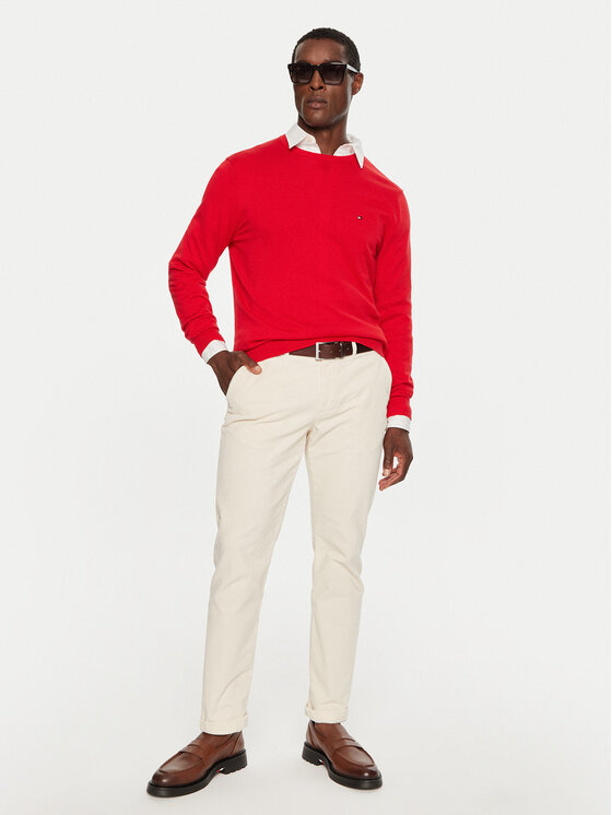 Tommy Hilfiger Tommy Hilfiger Pullover MW0MW14748 Rot Regular Fit