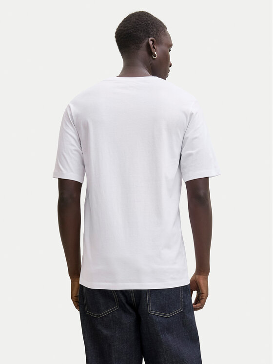 Jack & Jones Jack & Jones Póló Corp Graphic 12268415 Fehér Regular Fit
