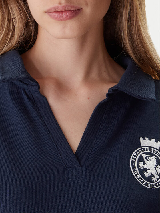 Tommy Hilfiger Tommy Hilfiger Džemperis ar kapuci UW0UW06078 Tumši zils Regular Fit