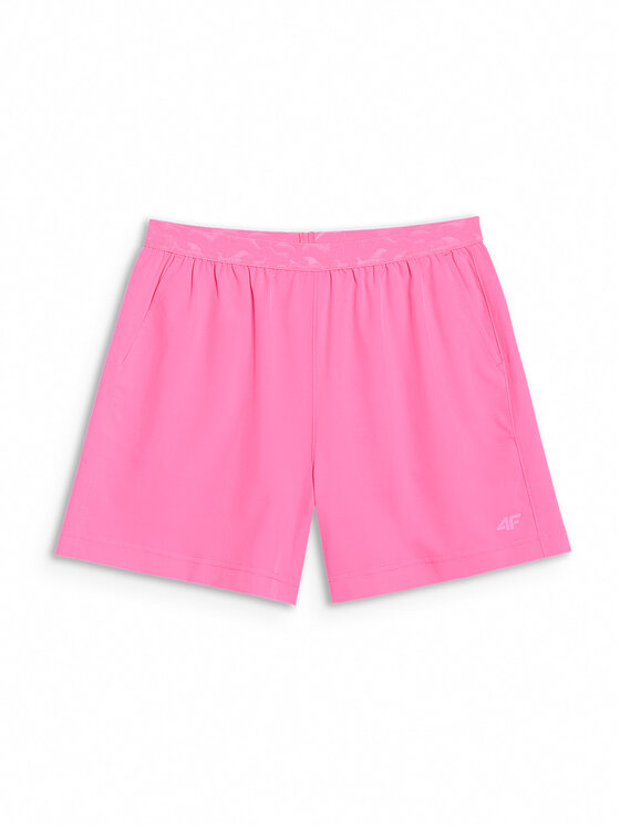 4F 4F Bavlnené šortky BEACHWEAR BASIC Ružová Regular Fit