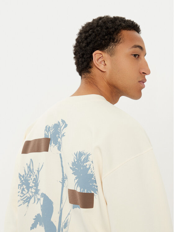 Filling Pieces Filling Pieces Majica dugih rukava Unisex Gardener 7459985 Écru Regular Fit