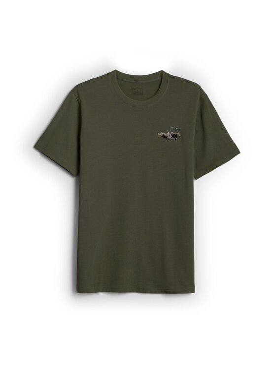 4F 4F T-Shirt OVERLAND Khaki Regular Fit
