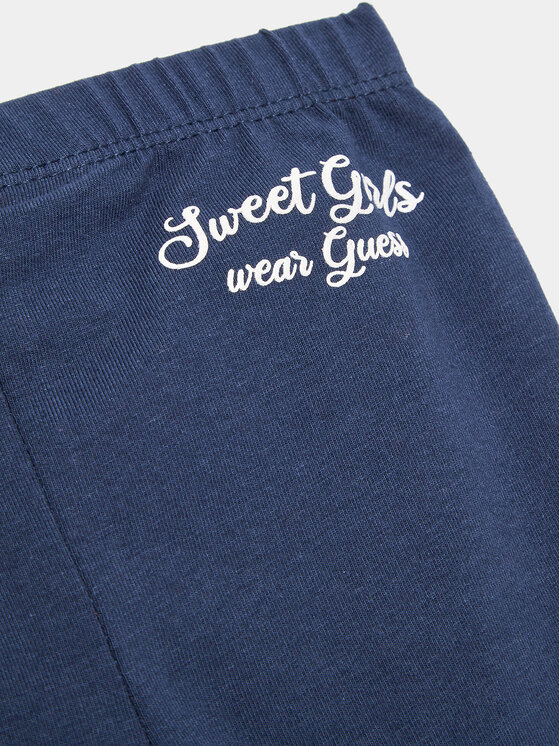 Guess Guess Komplet t-shirt i spodenki A3YG15 KA6W4 Czerwony Regular Fit