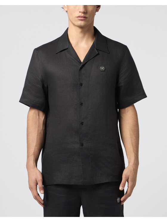 PHILIPP PLEIN PHILIPP PLEIN Koszula 30021 Czarny Regular Fit