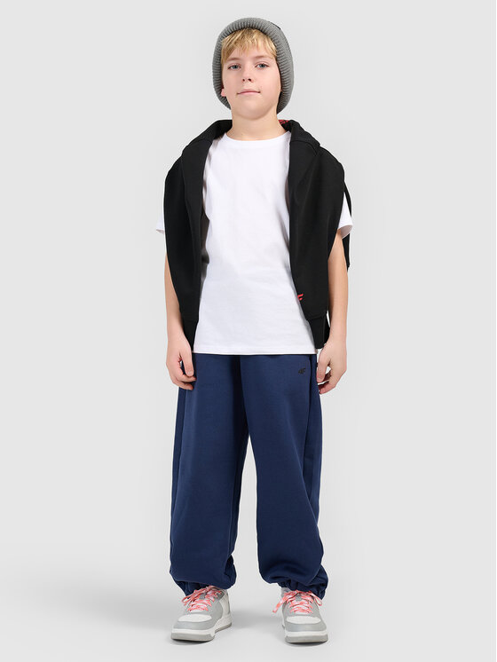 4F 4F T-Shirt 4FJWMM00TTSHM2330-10S Biały Standard Fit