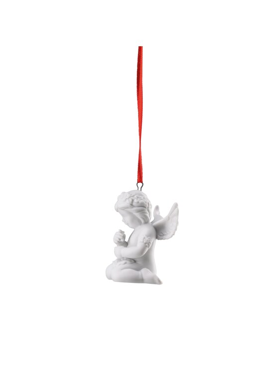 Rosenthal Rosenthal Figurka Anioł zawieszka z wiankiem Biały
