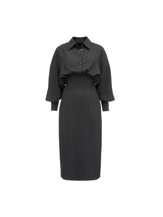 La Mania La Mania Abito da cocktail ODETTE Nero Classic Fit