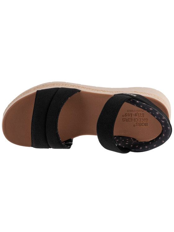 Skechers Skechers Sandali Skechers Slip-Ins: BOBS Sun Ray Nero