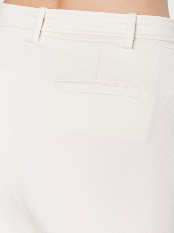 PINKO Pinko Medžiaginės kelnės 100309 A0KD Écru Regular Fit