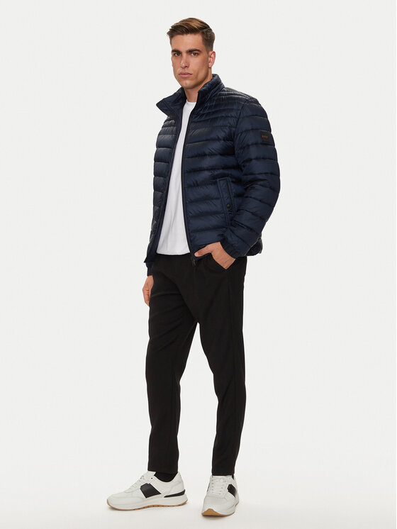 BOSS BOSS Prehodna jakna Oden1 50505262 Mornarsko modra Slim Fit