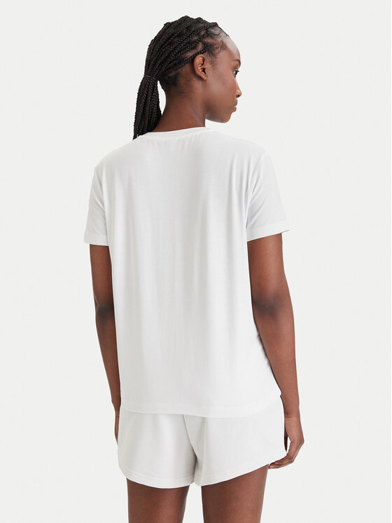 Guess Guess T-Shirt E6GI01 K68D2 Weiß Regular Fit