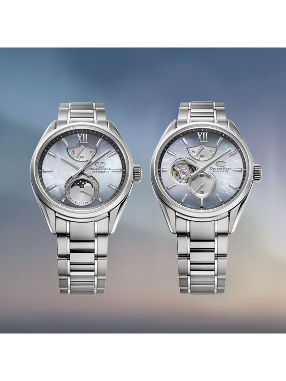 Orient Star Orient Star Zegarek RE-BY0009A00B Srebrny