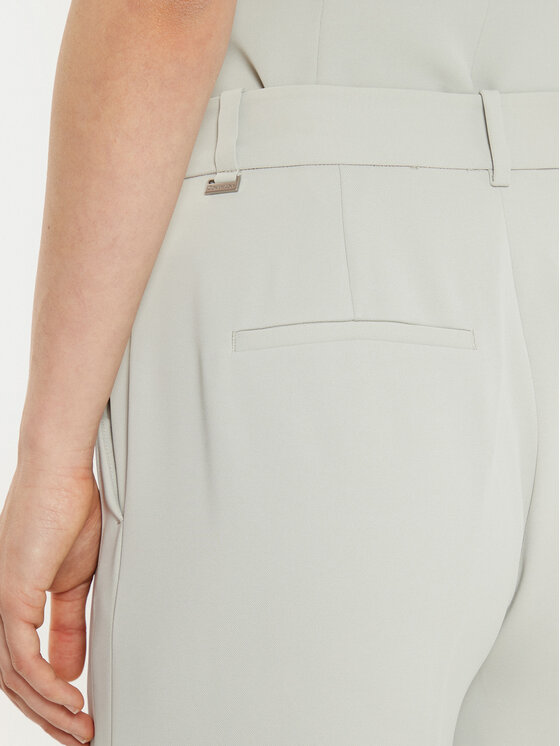 Calvin Klein Calvin Klein Palazzo hlače K20K207876 Siva Wide Leg