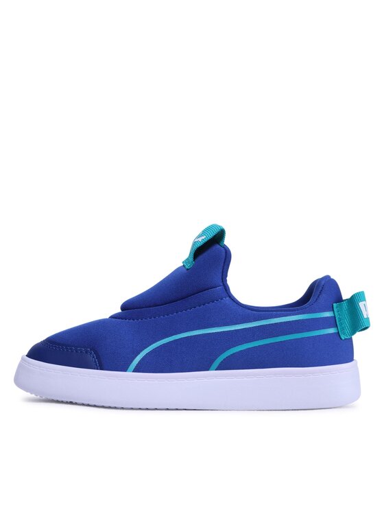 Puma Puma Sneakersy Courtflex v2 Slip On Ps 374858 11 Niebieski