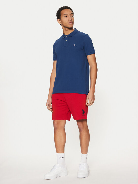 U.S. Polo Assn. U.S. Polo Assn. Sportske kratke hlače MUP3355 Crvena Regular Fit