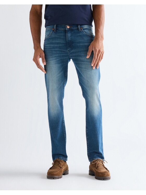 Wrangler Wrangler Jeans Larston Blu Slim Leg