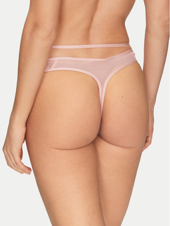Hunkemöller Hunkemöller Set od 3 para tangica 301423 Ružičasta