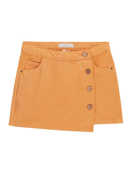 Guess Guess Sukňošortky J6GD13 WR510 Oranžová Regular Fit