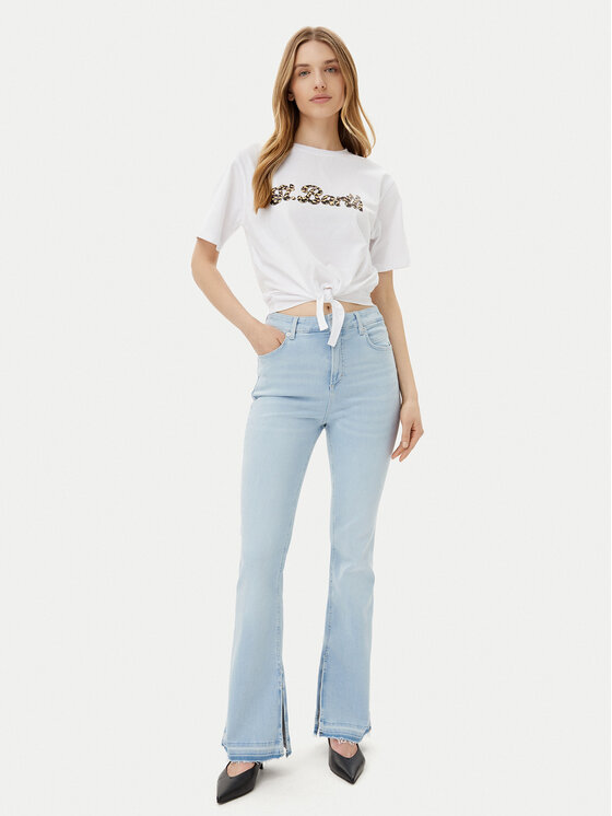 Silvian Heach Silvian Heach Tričko Knippi GPP25190TS Biela Regular Fit