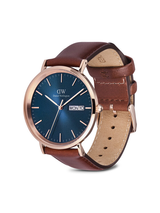 Daniel Wellington Daniel Wellington Zegarek Classic Day Display 40 DW00100830 Różowe złoto