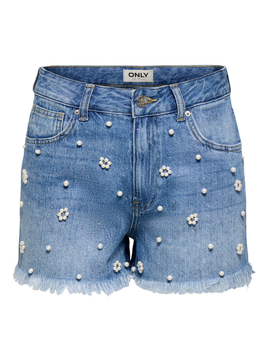 ONLY ONLY Pantaloni scurți de blugi Zuma 15370792 Albastru Regular Fit